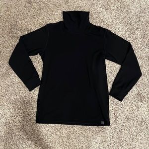 Uniqlo black HEATTECH ultra warm turtleneck long sleeve